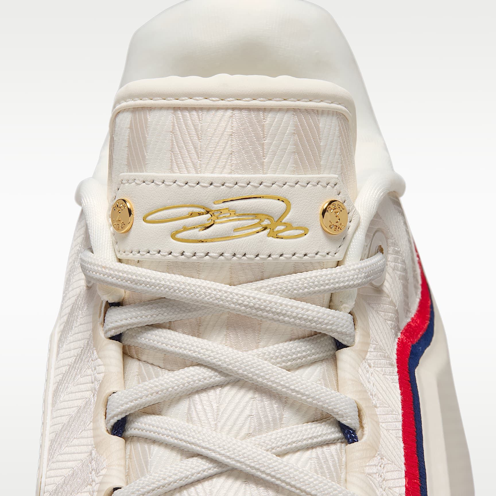 LeBron XXIII "Old Glory" Basketballschuh – Pale Ivory/University Red/Midnight Navy/Metallic Gold