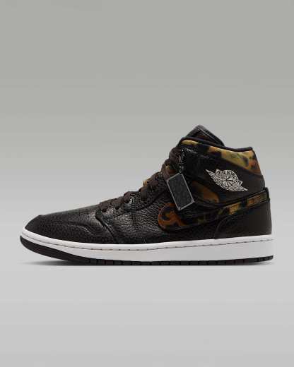 Air Jordan 1 Mid SE Schuh (Damen) – Schwarz/Velvet Brown/Chalk