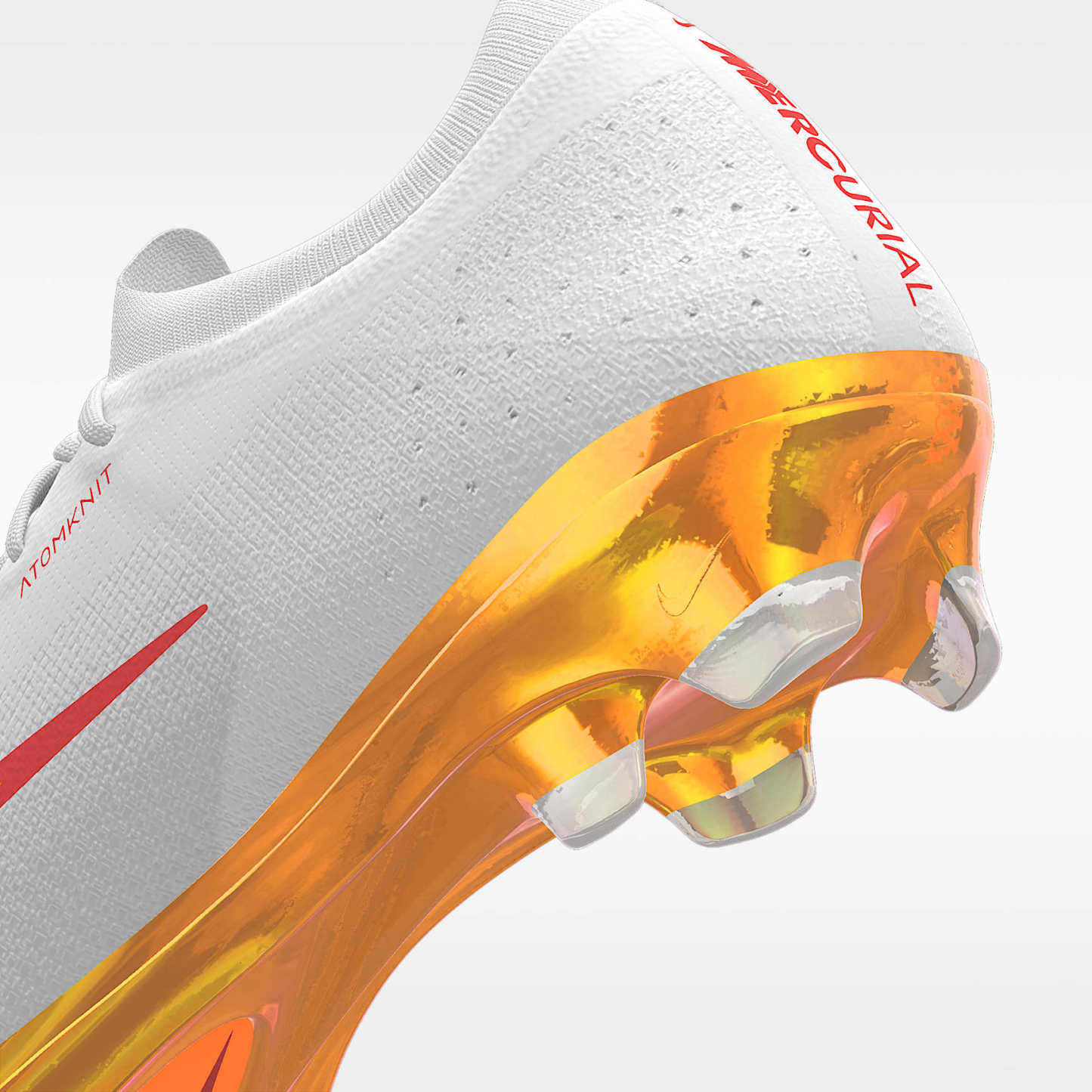 Nike Mercurial Vapor 17 Elite By You personalisierbarer Low-Top-Fußballschuh für normalen Rasen – Bright Crimson/Weiß [9274715451]