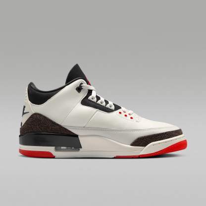 Air Jordan 3 "World's Best" Schuh (Herren) – Sail/University Red/Pale Ivory/Schwarz