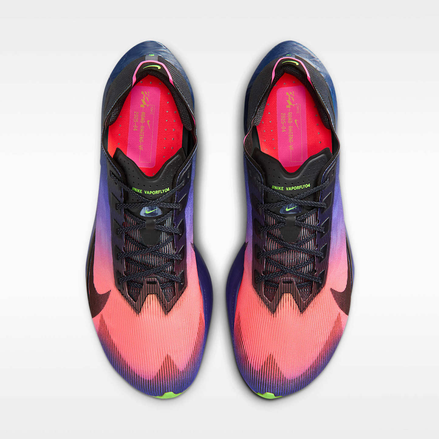 Nike Vaporfly 4 Glam Straßenlaufschuhe für Wettkämpfe (Herren) – Dark Obsidian/Purple Dynasty/Flash Crimson/Schwarz
