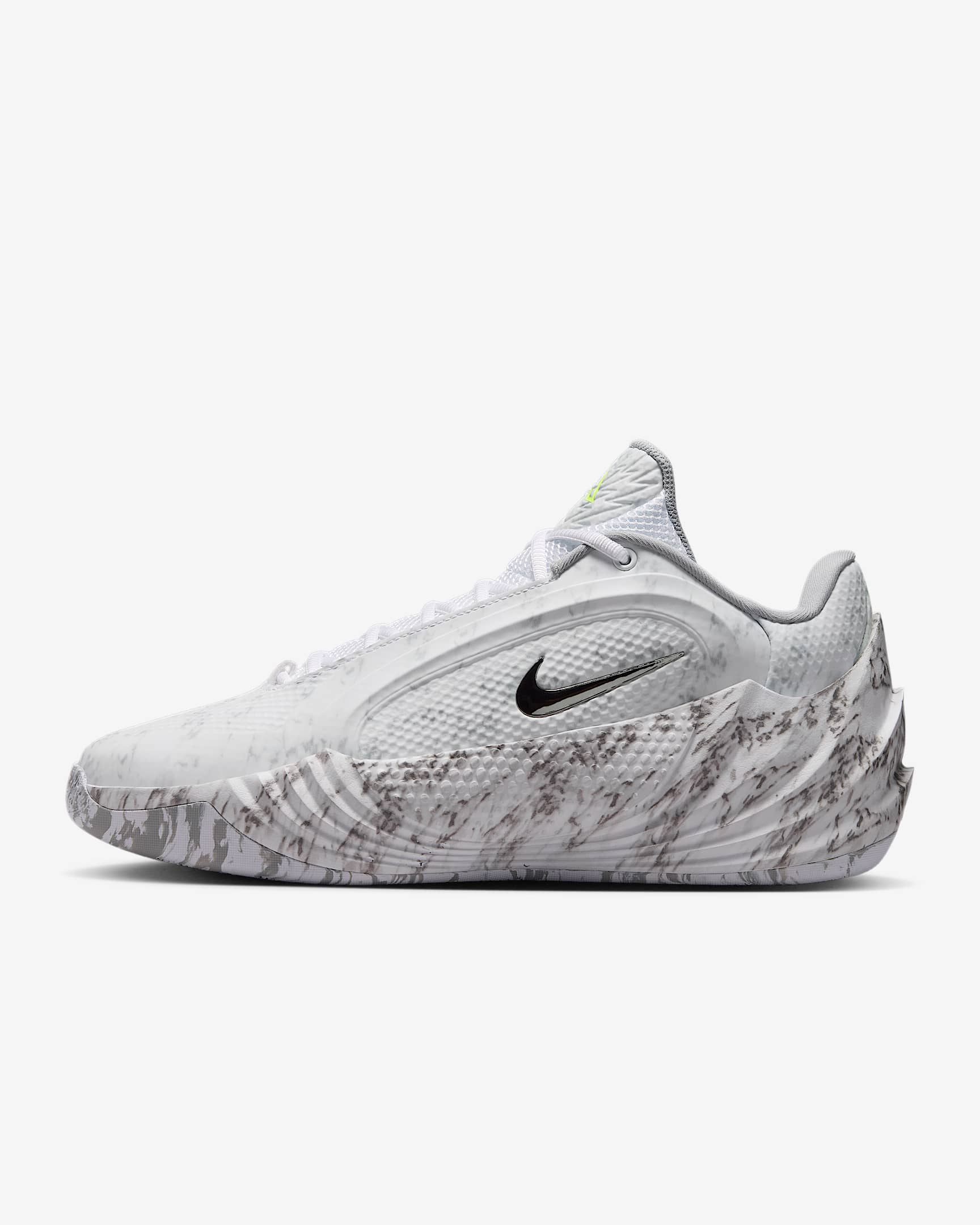 Giannis Freak 8 Basketballschuh – Weiß/Light Smoke Grey/Schwarz/Metallic Silver