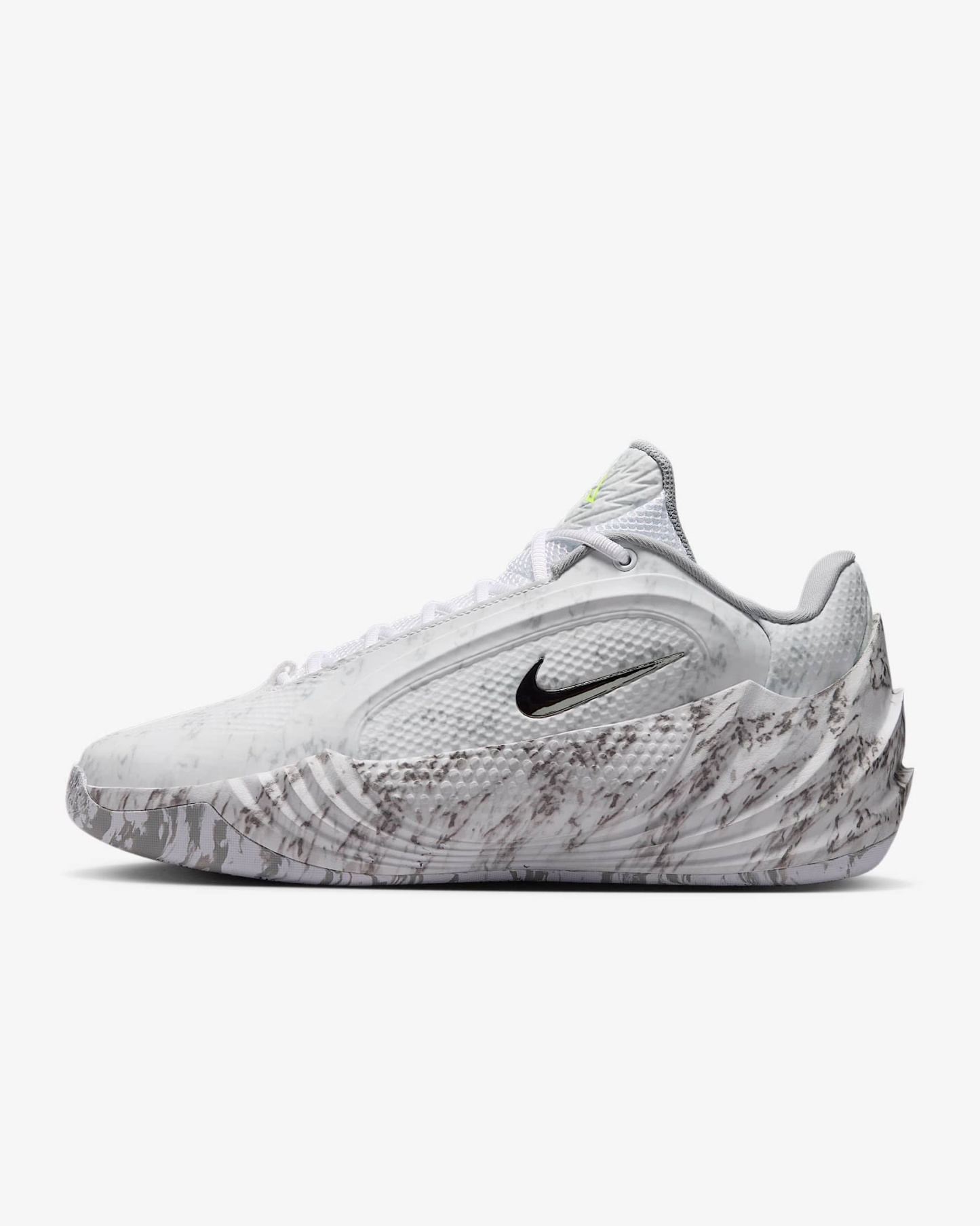 Giannis Freak 8 Basketballschuh – Weiß/Light Smoke Grey/Schwarz/Metallic Silver