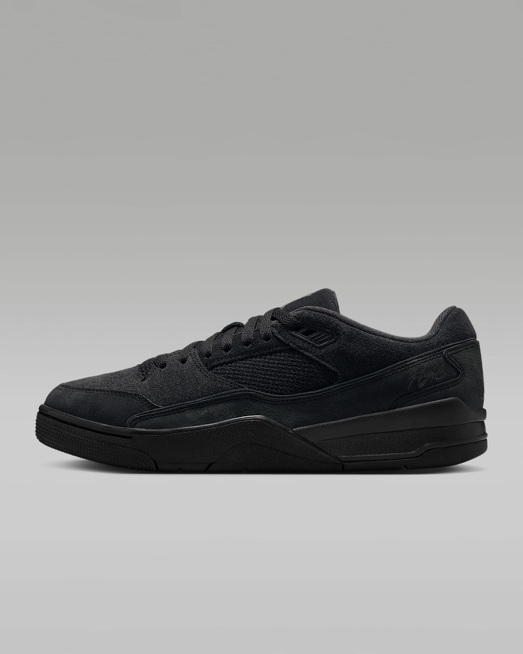 Jordan Flight Court Schuh (Herren) – Schwarz/Anthracite