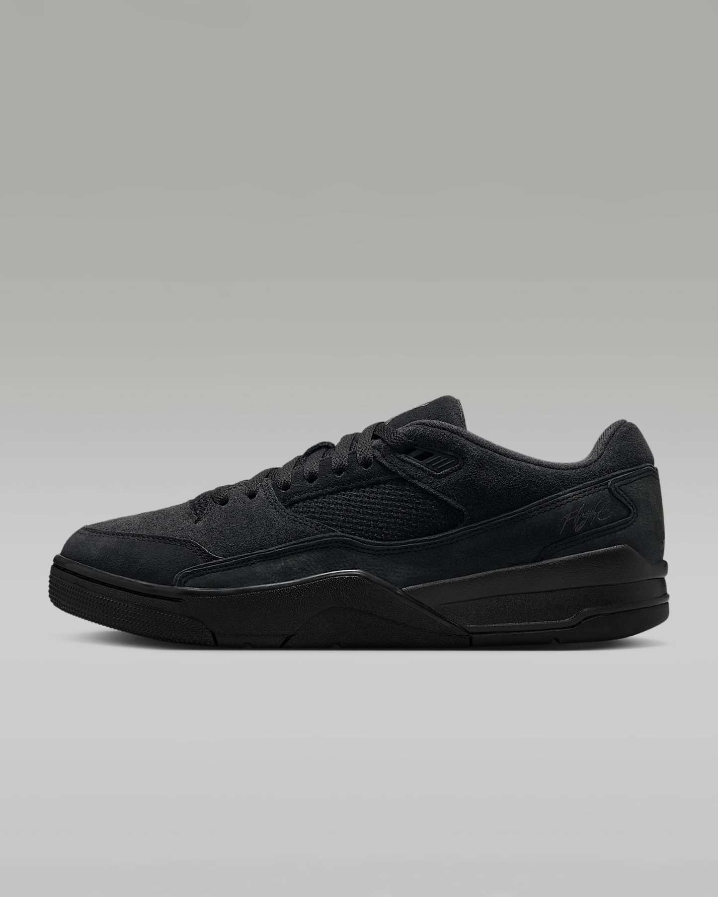 Jordan Flight Court Schuh (Herren) – Schwarz/Anthracite