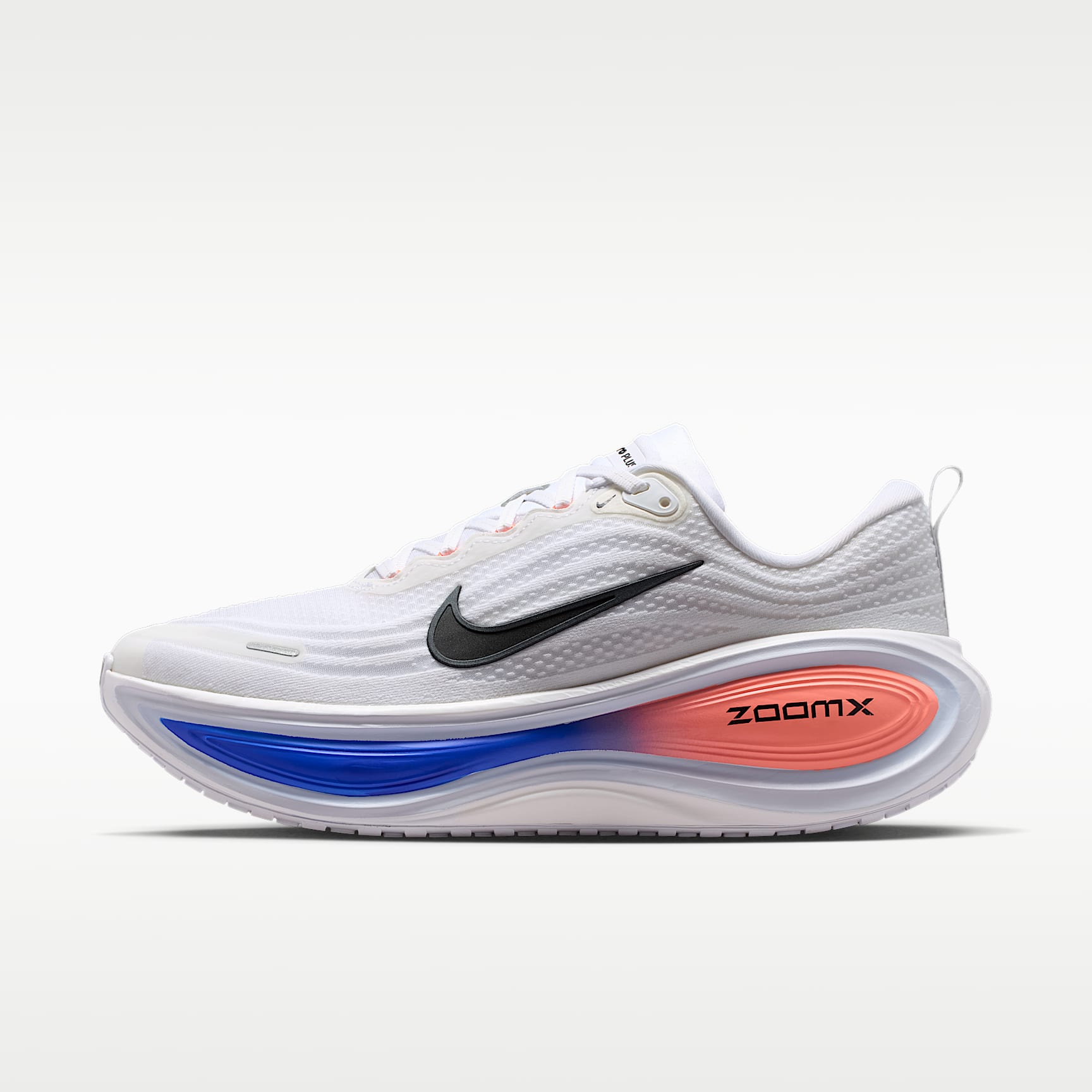 Nike Vomero Plus Straßenlaufschuh (Herren) – Weiß/Atomic Pink/Racer Blue/Schwarz