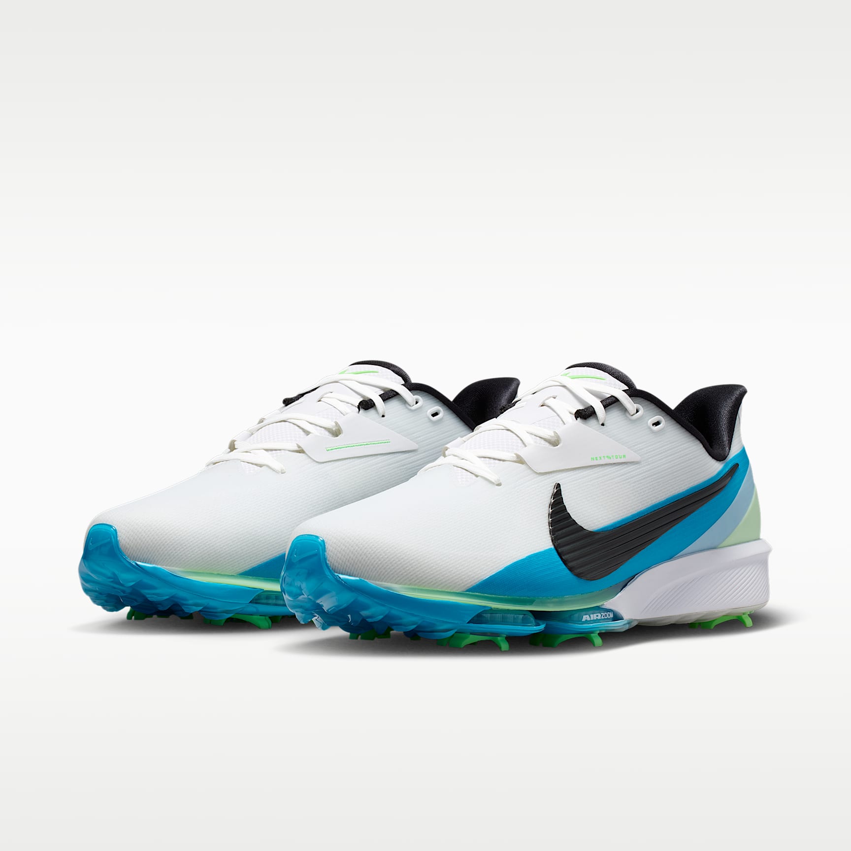 Nike NEXT% TOUR 3 Golfschuh – Weiß/Summit White/Light Current Blue/Schwarz