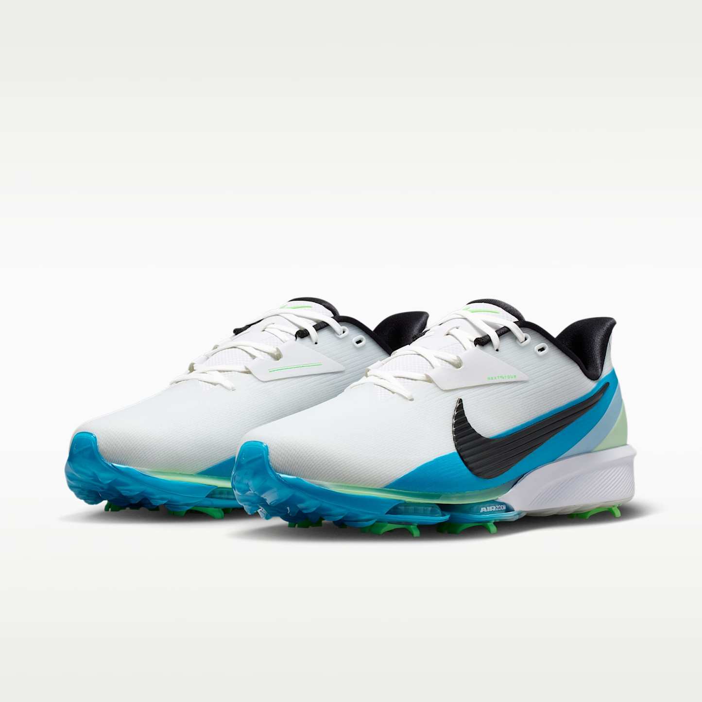 Nike NEXT% TOUR 3 Golfschuh – Weiß/Summit White/Light Current Blue/Schwarz