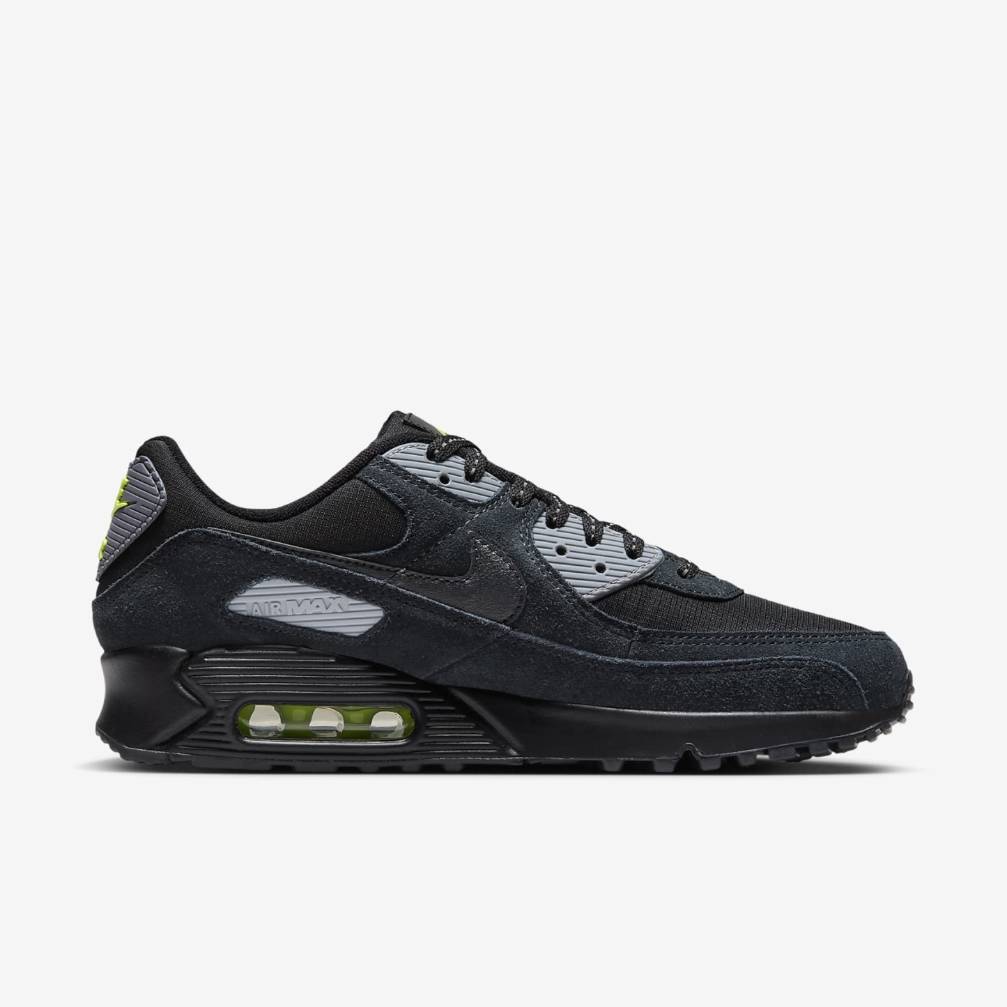 Nike Air Max 90 Herrenschuh – Schwarz/Volt/Cool Grey/Schwarz