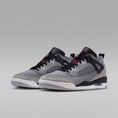 Jordan Spizike Low Herrenschuh – Cool Grey/Schwarz/Wolf Grey/University Red