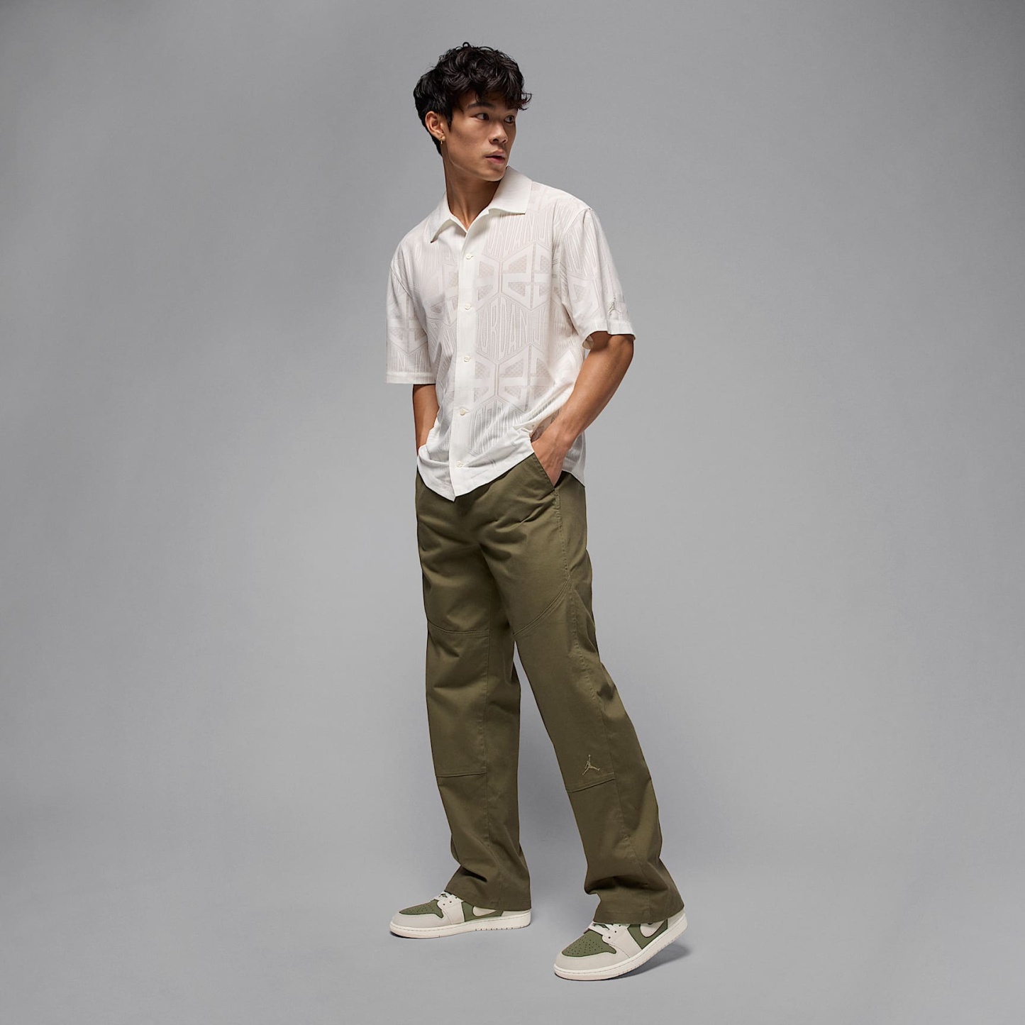 Air Jordan 1 Low SE Herrenschuh – Medium Olive/Sail/Light Orewood Brown