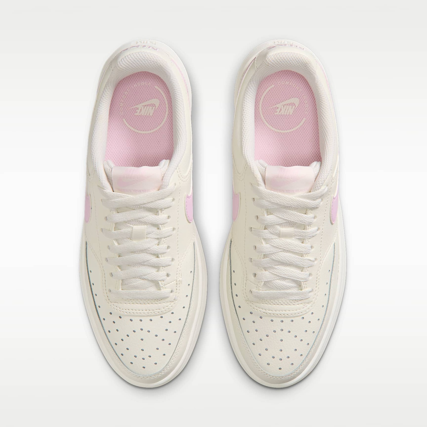 Nike Court Vision Alta Schuh (Damen) – Sail/Pink Foam