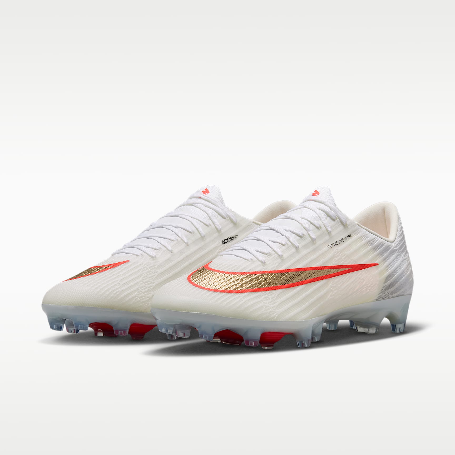 Nike Mercurial Superfly 11 Elite Low-Top-Fußballschuh für Kunstrasen – Weiß/Bright Crimson/Blur