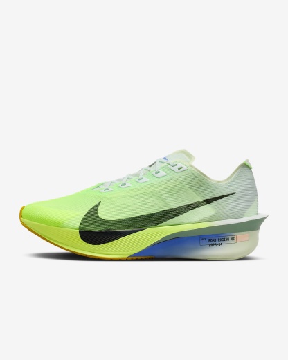 Nike Vaporfly 4 Straßenlaufschuh für Wettkämpfe (Herren) – Barely Green/Volt Tint/Sapphire/Black Spruce