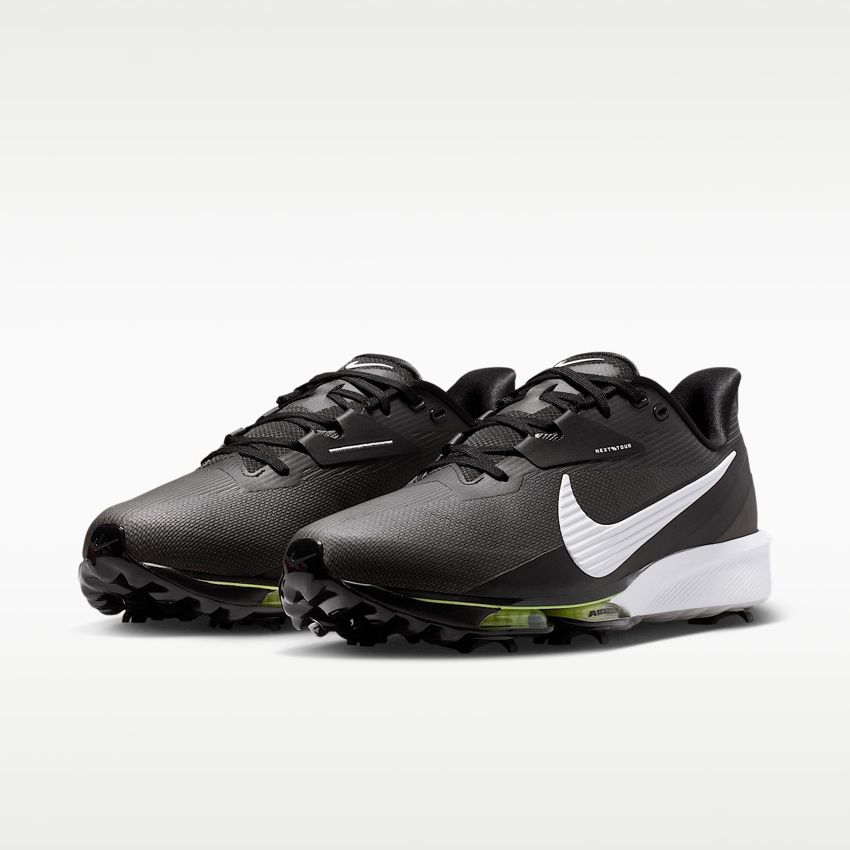 Nike NEXT% TOUR 3 Golfschuh – Schwarz/Light Smoke Grey/Weiß