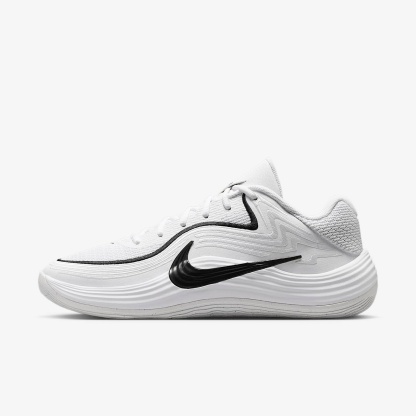 Nike Precision 8 Low Basketballschuh (Herren) – Weiß/Schwarz/Schwarz