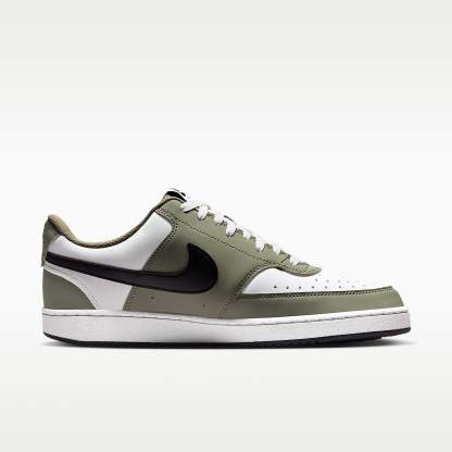Nike Court Vision Low Herrenschuh – Summit White/Silver Sage/Schwarz