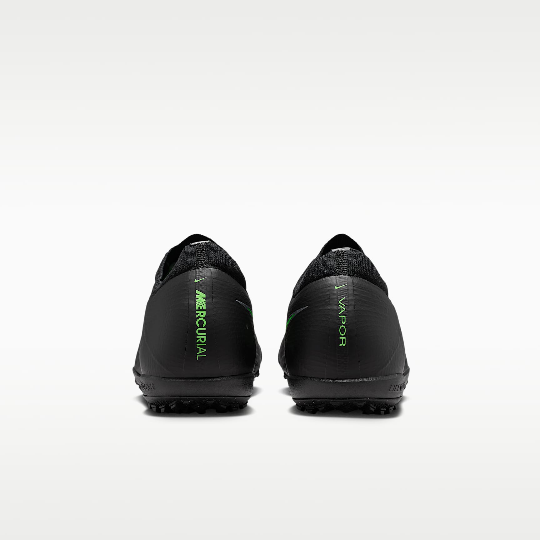 Nike Mercurial Vapor 17 Pro Low-Top-Fußballschuh für Turf – Schwarz/Schwarz/Illusion Green