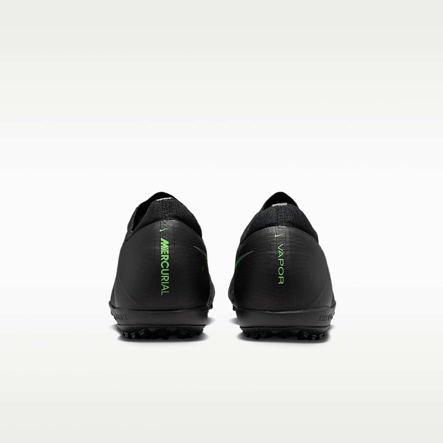 Nike Mercurial Vapor 17 Pro Low-Top-Fußballschuh für Turf – Schwarz/Schwarz/Illusion Green