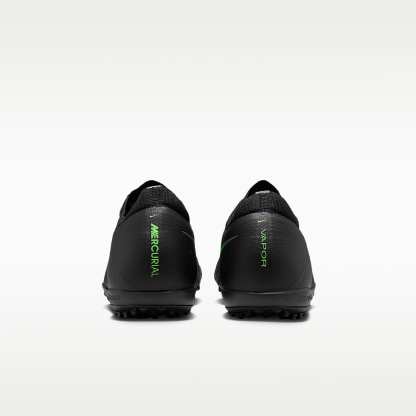 Nike Mercurial Vapor 17 Pro Low-Top-Fußballschuh für Turf – Schwarz/Schwarz/Illusion Green