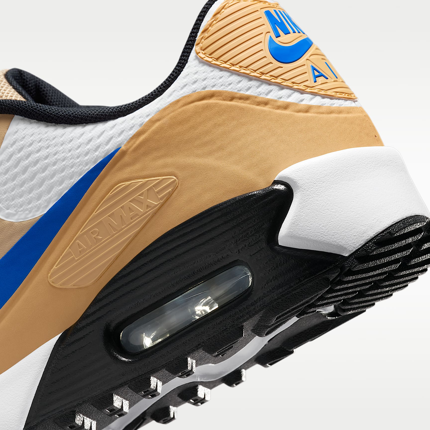 Nike Air Max 90 G Golfschuh – Weiß/Linen/Game Royal