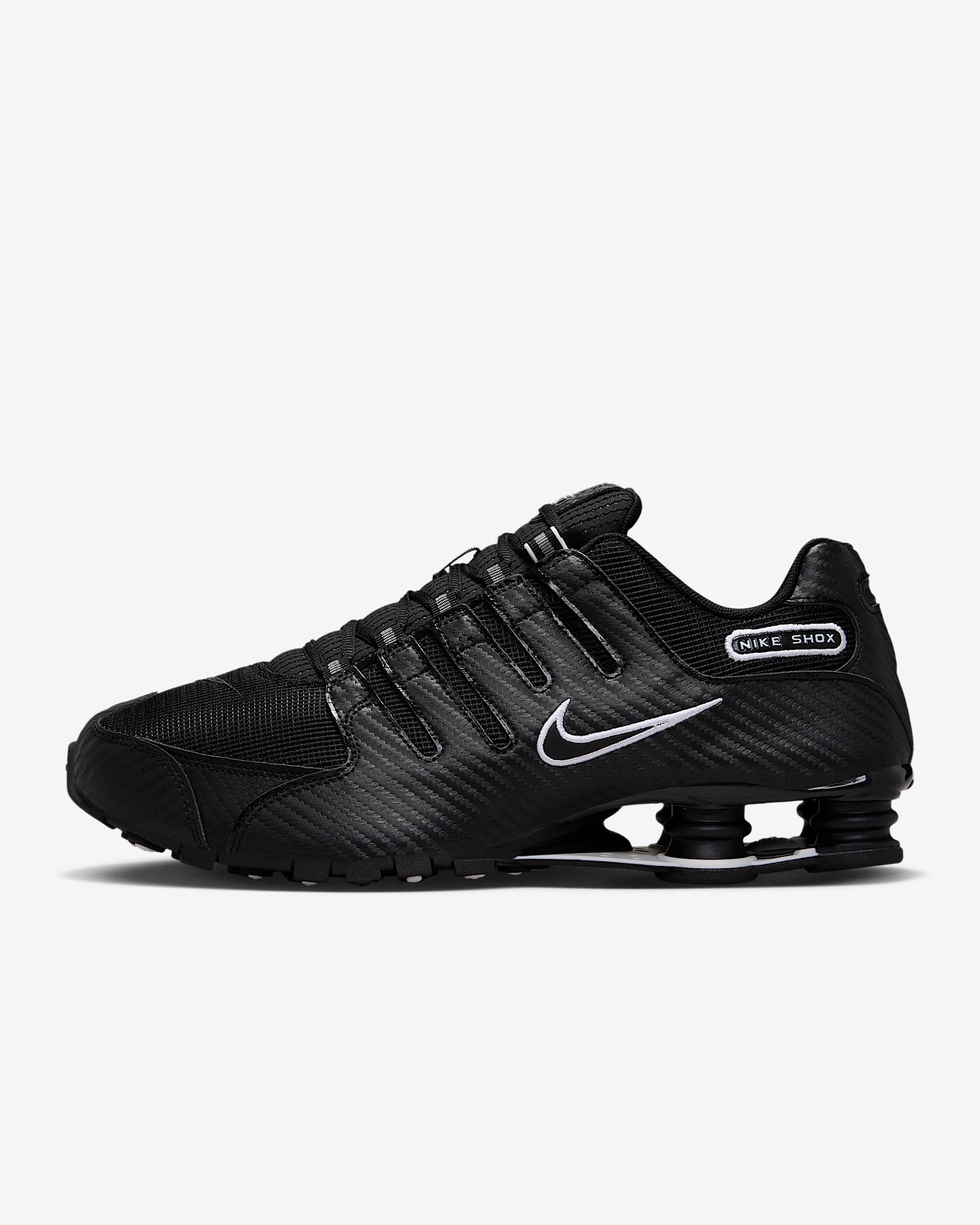 Nike Shox NZ Schuhe (Herren) – Schwarz/Weiß/Schwarz