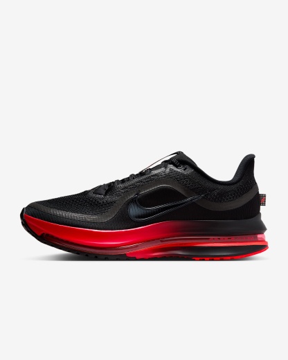 Nike Pegasus Premium Straßenlaufschuh (Herren) – Schwarz/University Red/Bright Crimson/Schwarz