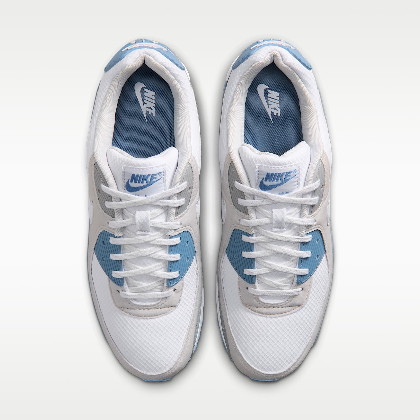 Nike Air Max 90 Schuh (Herren) – Weiß/Light Smoke Grey/Photon Dust/Weiß