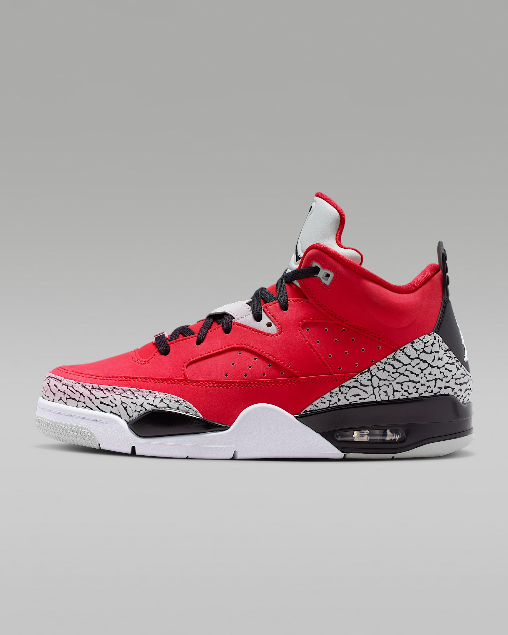 Jordan Son of Mars Low Herrenschuh – Fire Red/Grey Mist/Weiß/Schwarz