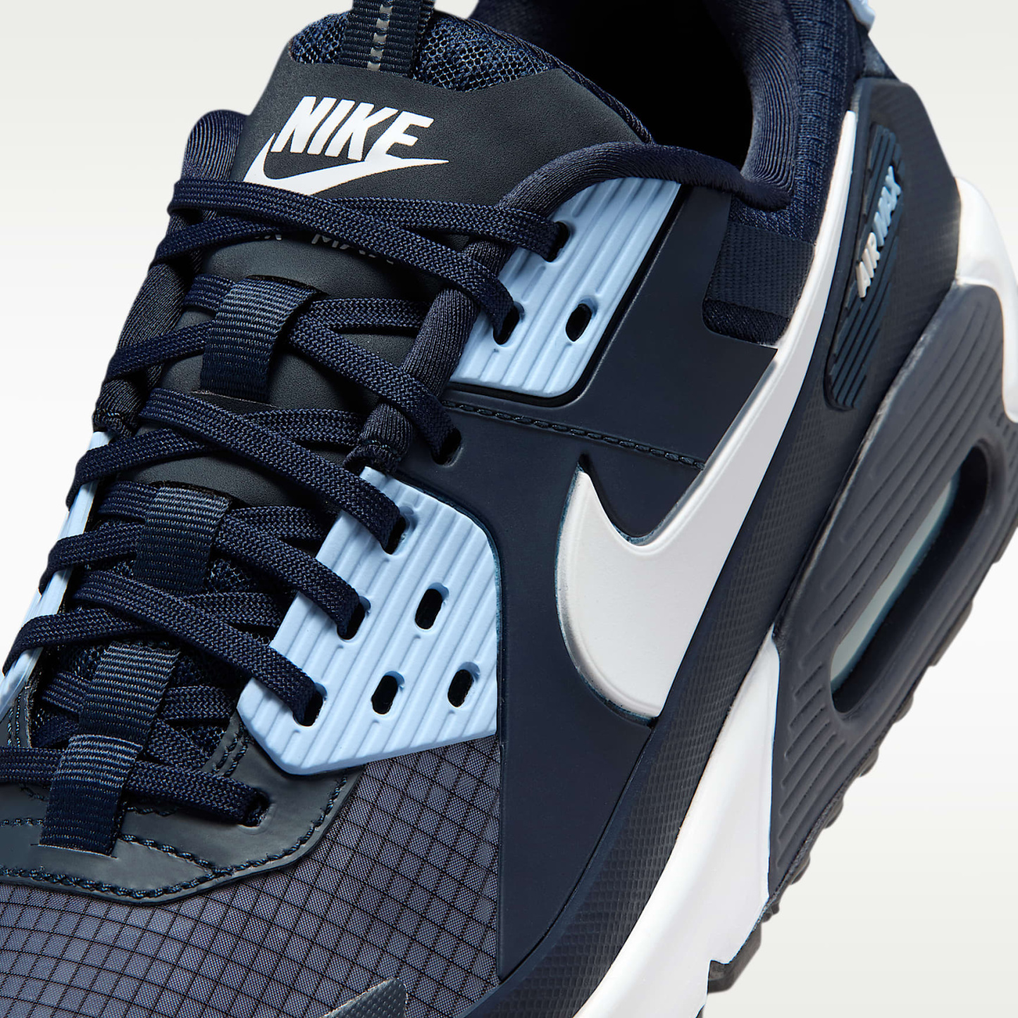Nike Air Max 90 Drift Schuh (Herren) – Dark Obsidian/Psychic Blue/Weiß
