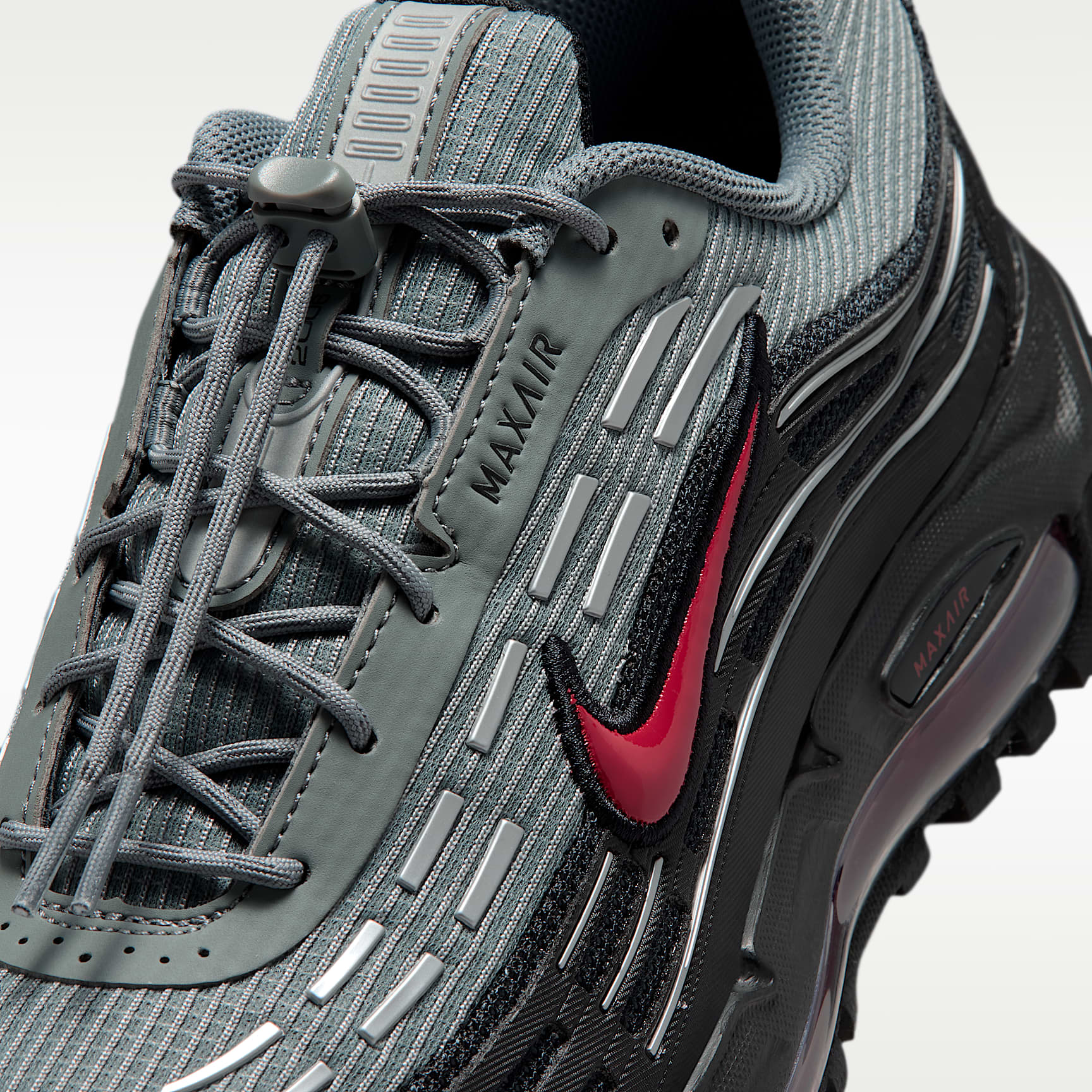 Nike Air Max TL 2.5 Schuh (Herren) – Smoke Grey/Schwarz/Dark Smoke Grey/Tough Red