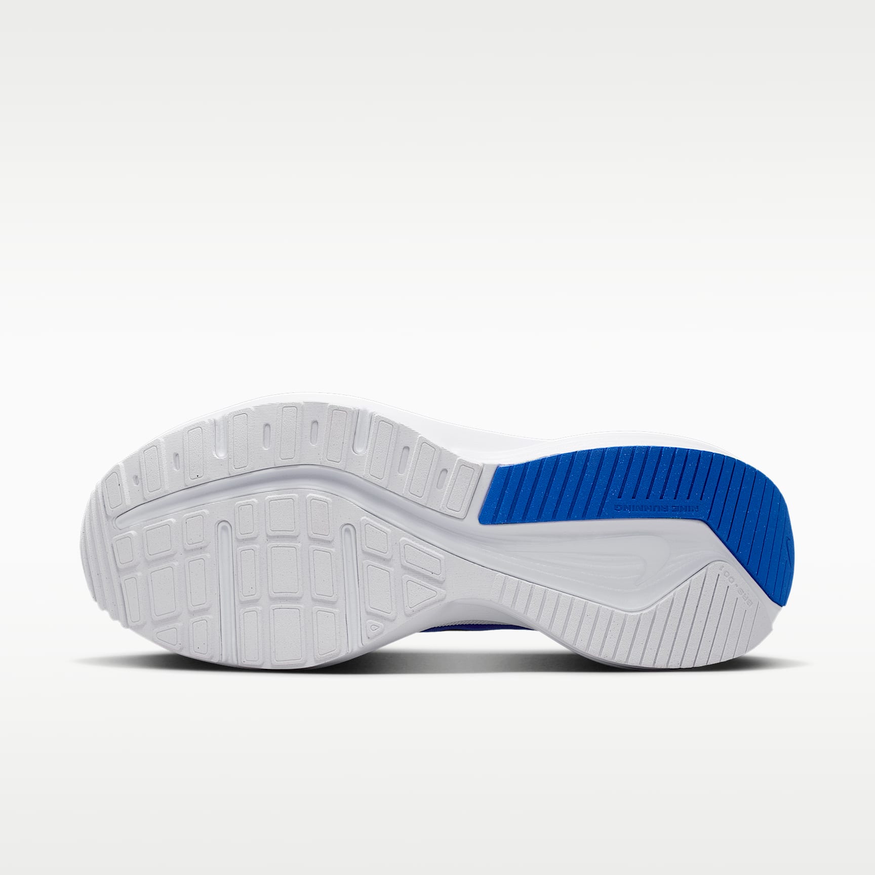 Nike Downshifter 14 Straßenlaufschuh (Herren) – Weiß/Racer Blue/Anthracite/Schwarz