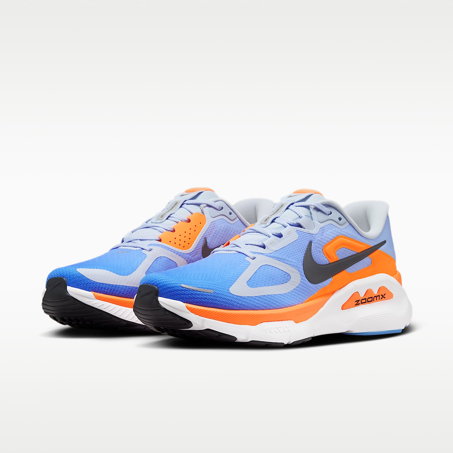 Nike Structure Plus Straßenlaufschuh (Herren) – Hydrogen Blue/Blue Crystal/Total Orange/Off Noir