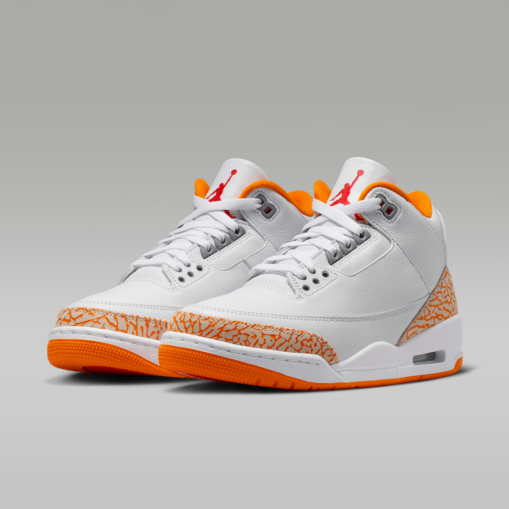 Air Jordan 3 Retro "Sport Renaissance" Schuh (Damen) – Weiß/Cement Grey/Fire Red/Multi-Color