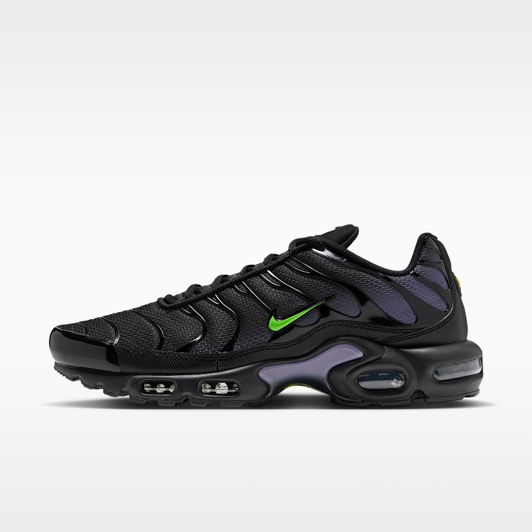 Nike Air Max Plus Schuh (Herren) – Schwarz/Canyon Purple/Electric Green