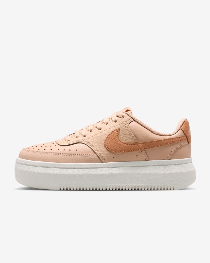 Nike Court Vision Alta Schuh (Damen) – Shimmer/Sail/Light Cognac