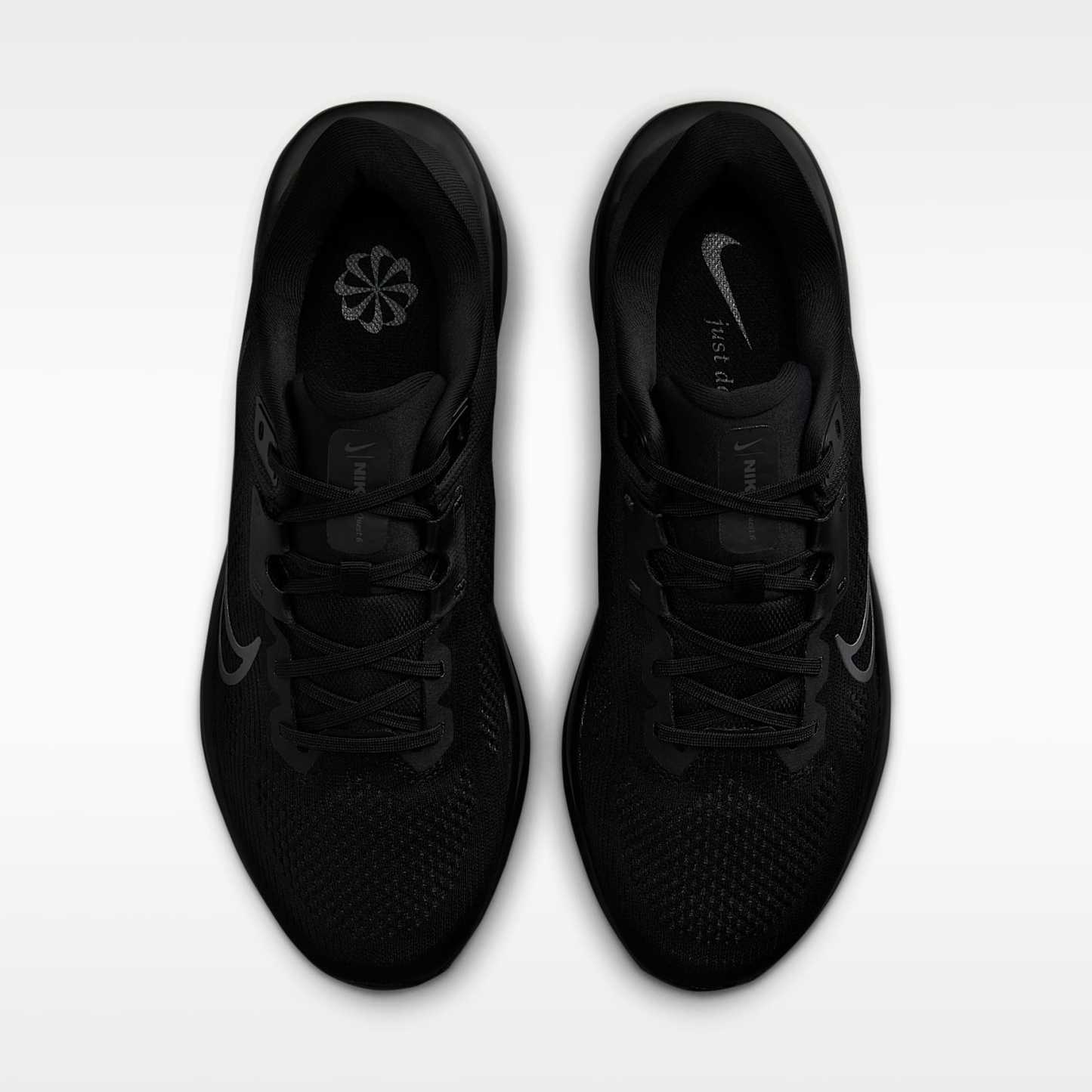 Nike Quest 6 Straßenlaufschuh (Herren) – Schwarz/Dark Smoke Grey