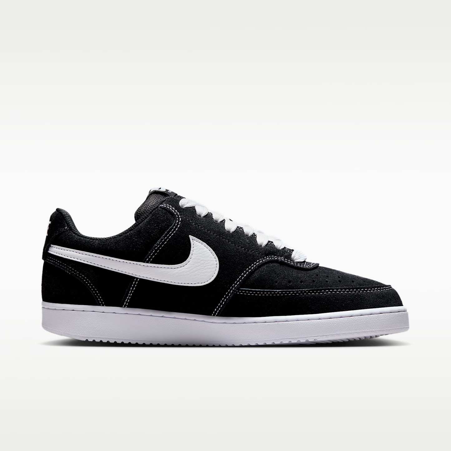 Nike Court Vision Low FL Schuh (Herren) – Schwarz/Weiß
