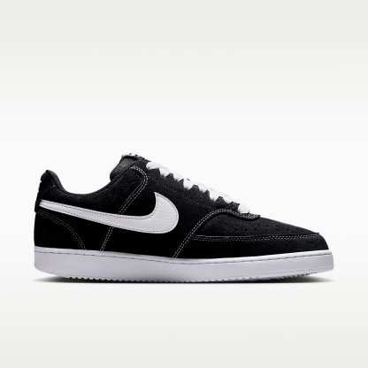 Nike Court Vision Low FL Schuh (Herren) – Schwarz/Weiß