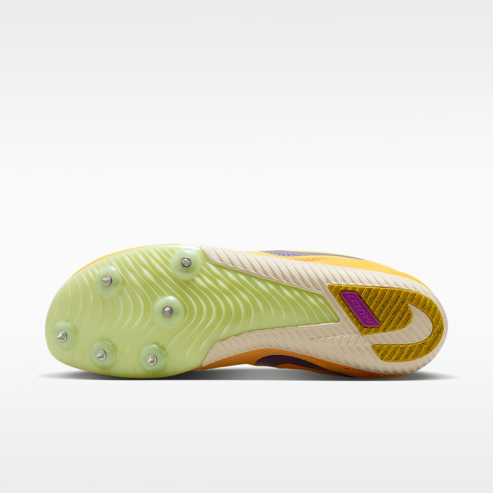 Nike Zoom Rival Multi Multievent-Leichtathletik-Spike – Citron Pulse/Volt Glow/Hyper Violet/Indigo Burst