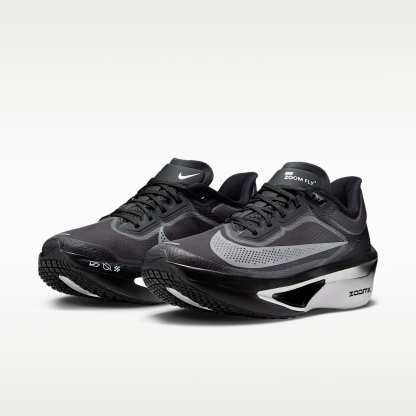 Nike Zoom Fly 6 Straßenlaufschuh für Wettkämpfe (Damen) – Schwarz/Light Smoke Grey/Weiß