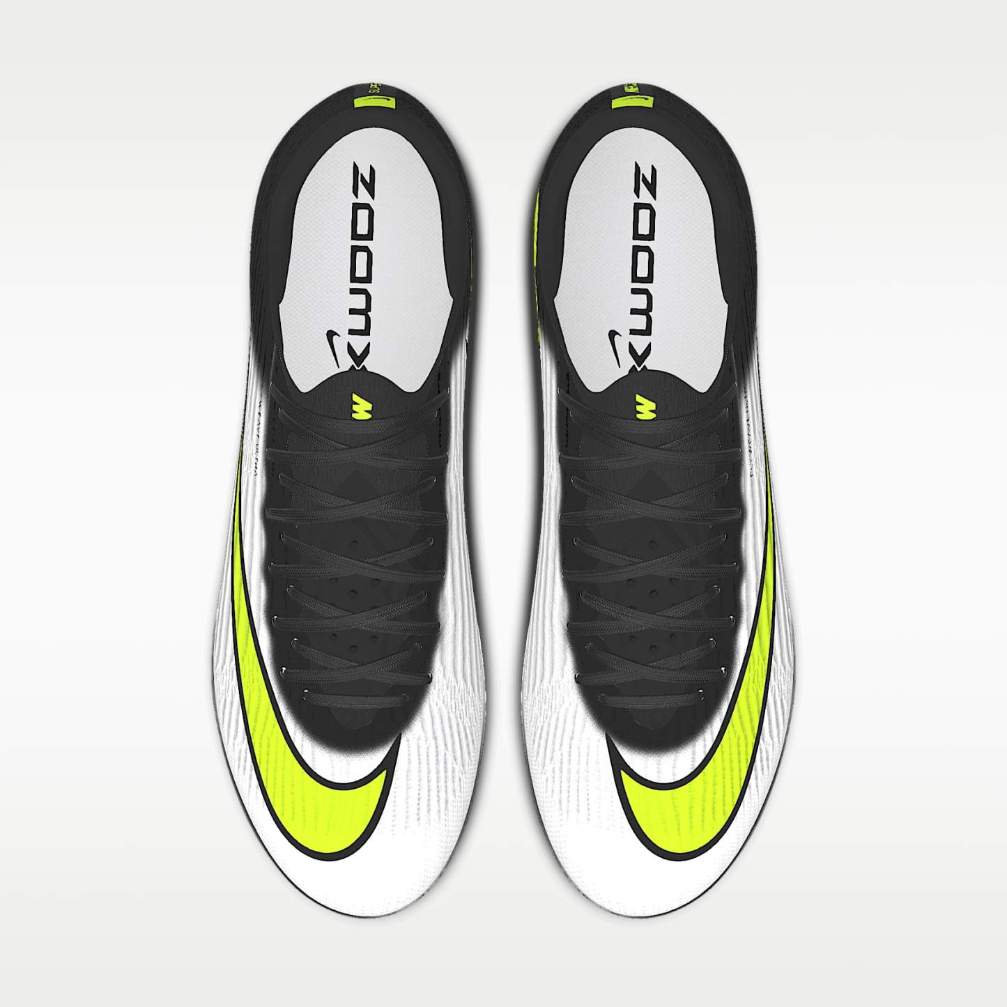 Nike Mercurial Superfly 11 Elite By You personalisierbarer Low-Top-Fußballschuh für normalen Rasen – Schwarz/Schwarz