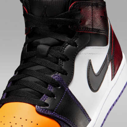 Air Jordan 1 Mid SE Schuh (Herren) – True Red/Weiß/Court Purple/Schwarz