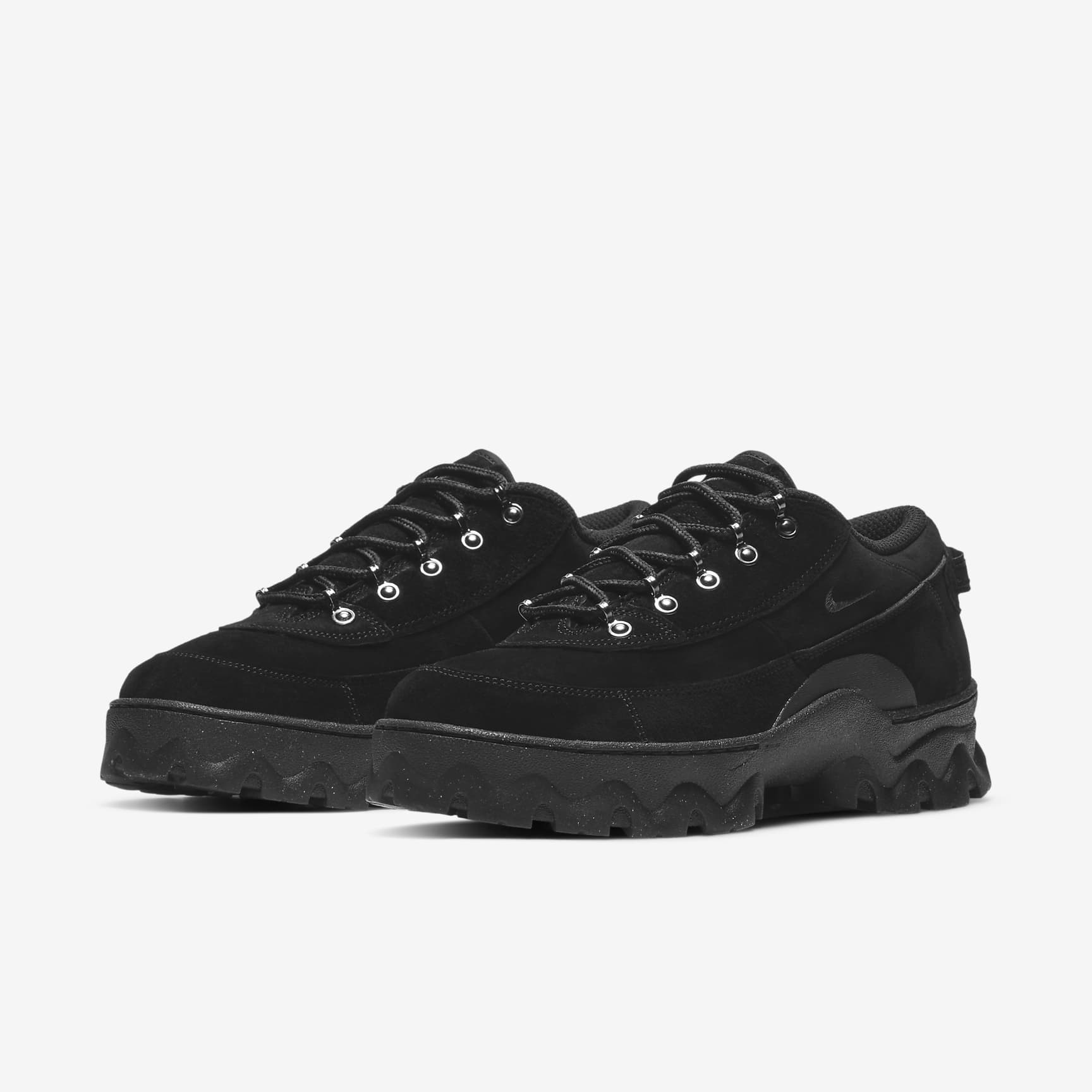 Nike Lahar Low Damenschuh – Schwarz/Orange/Schwarz/Dark Smoke Grey