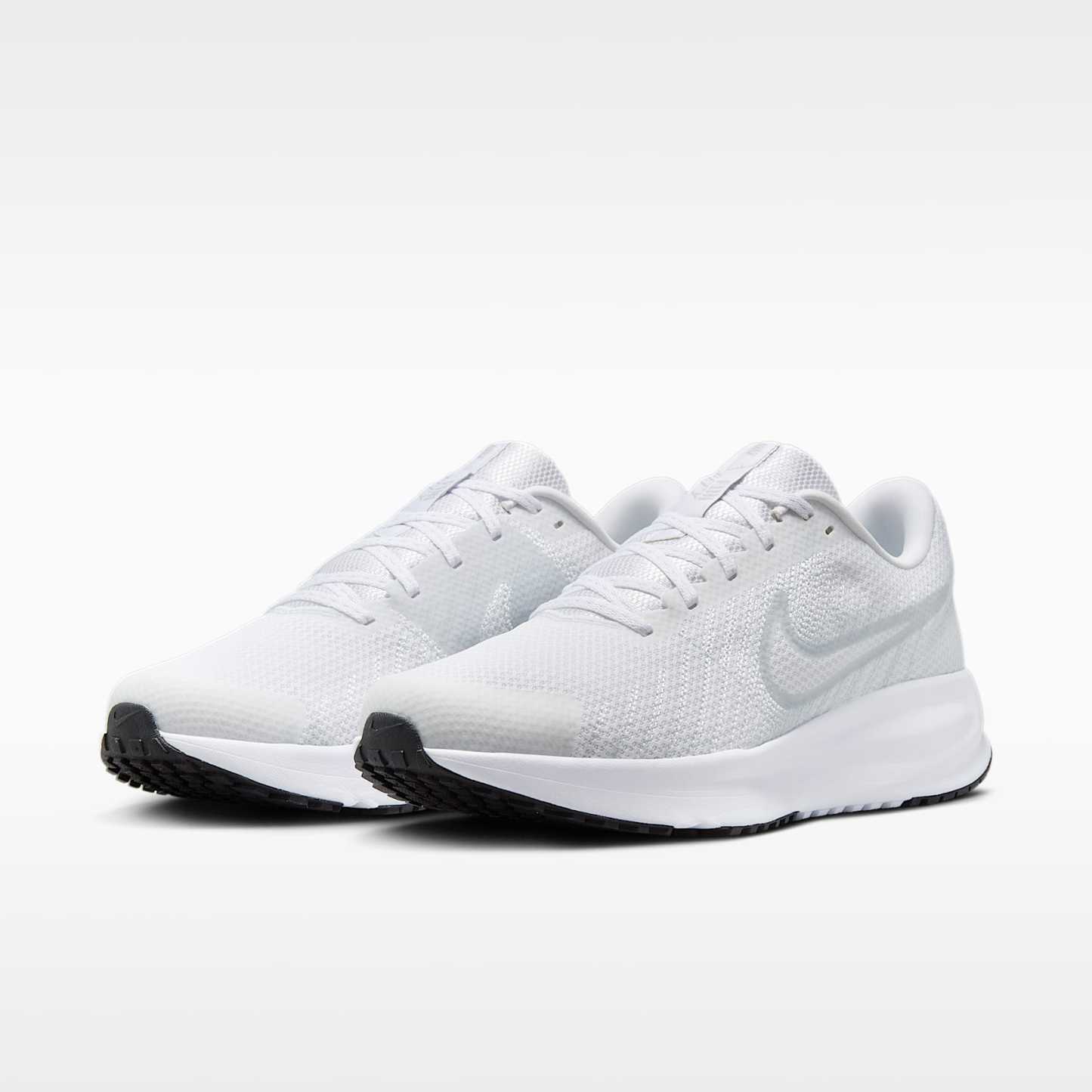 Nike Run Defy Straßenlaufschuh (Herren) – Weiß/Schwarz/Pure Platinum