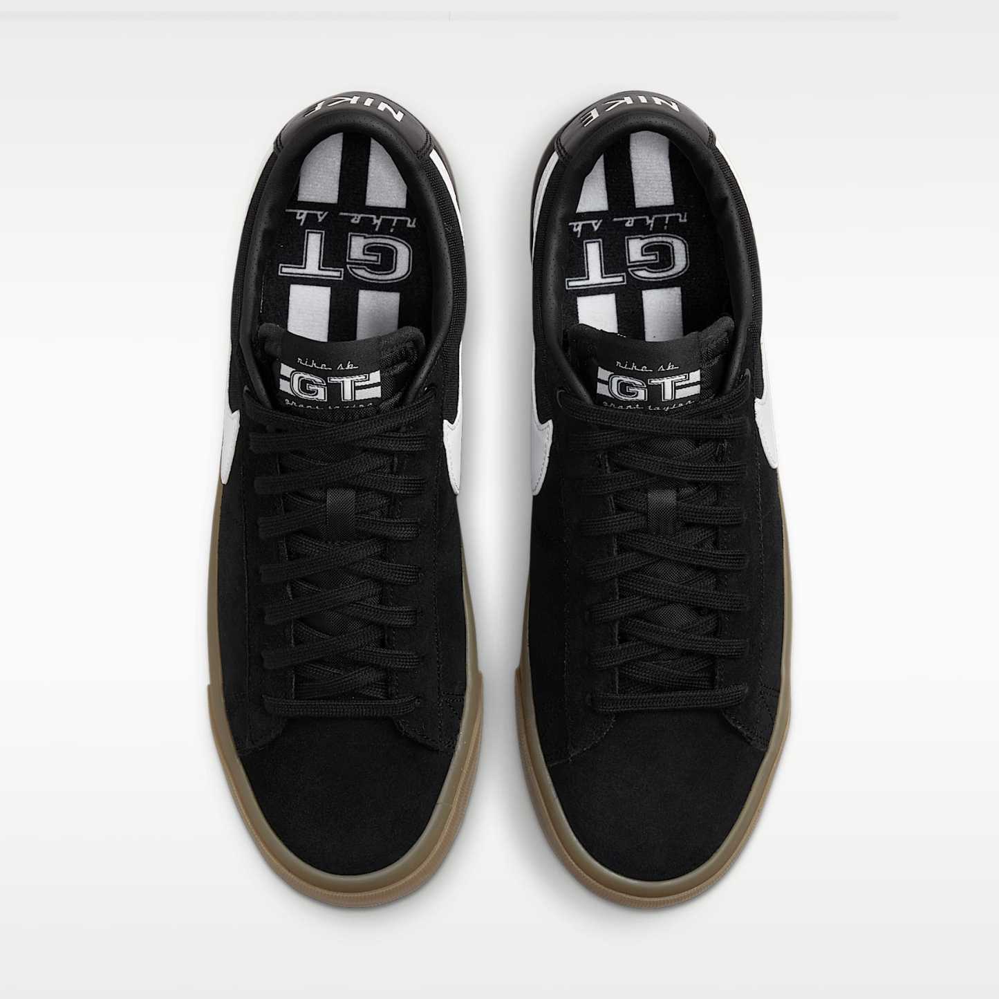 Nike SB Zoom Blazer Low Pro GT Skateboardschuh – Schwarz/Schwarz/Weiß/Weiß