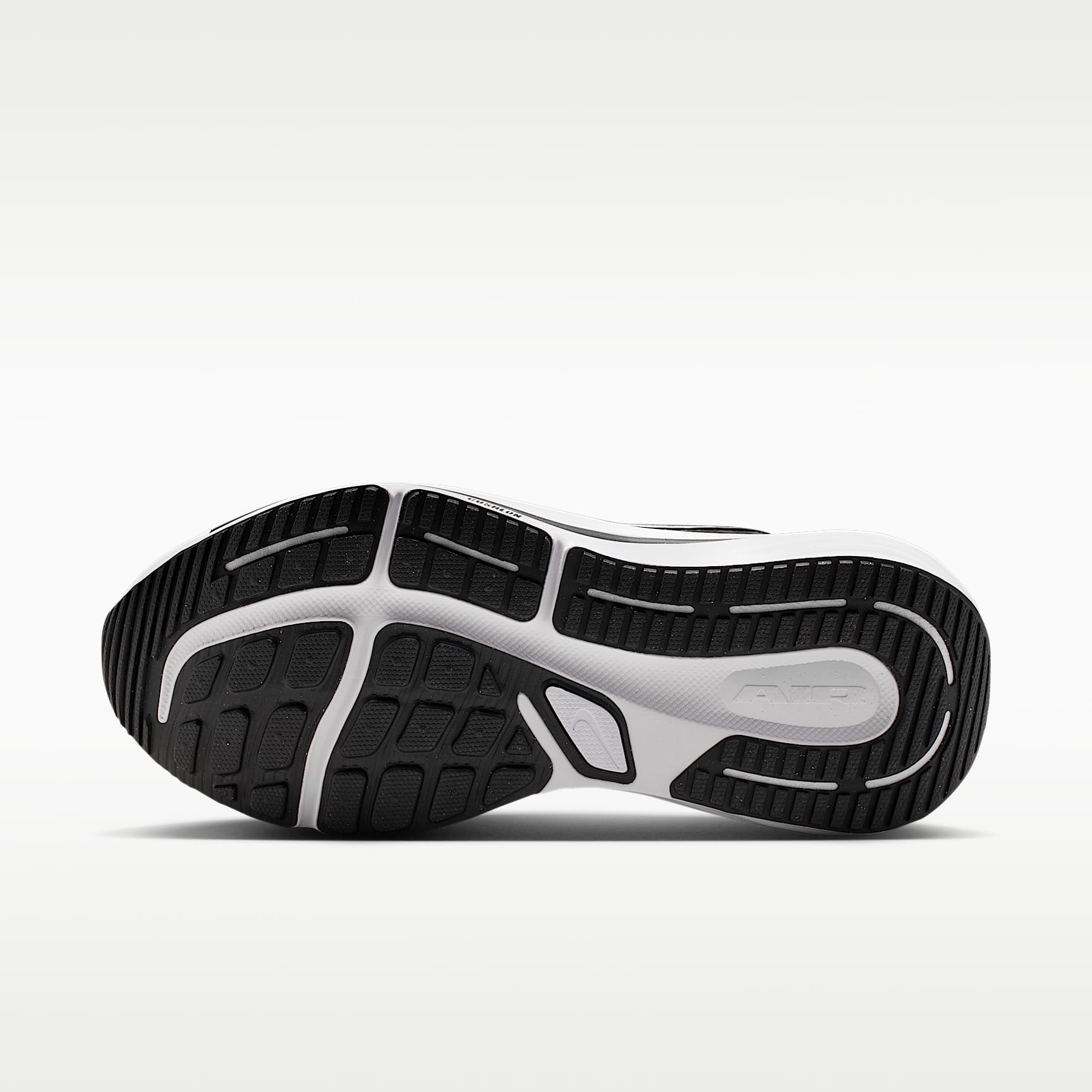 Nike Winflo 12 Straßenlaufschuh (Herren) – Schwarz/Dark Smoke Grey/Weiß