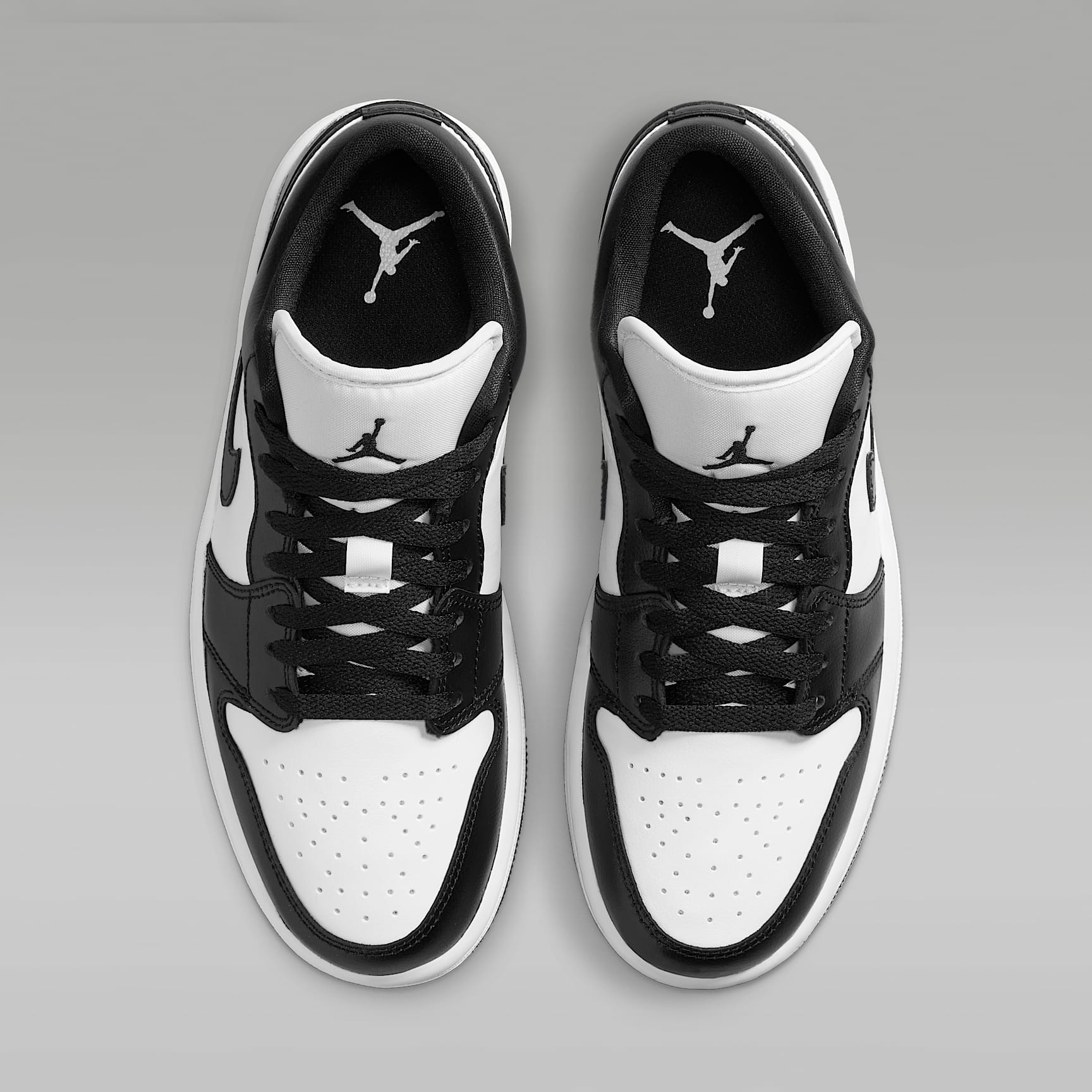 Air Jordan 1 Low Damenschuh – Weiß/Weiß/Schwarz