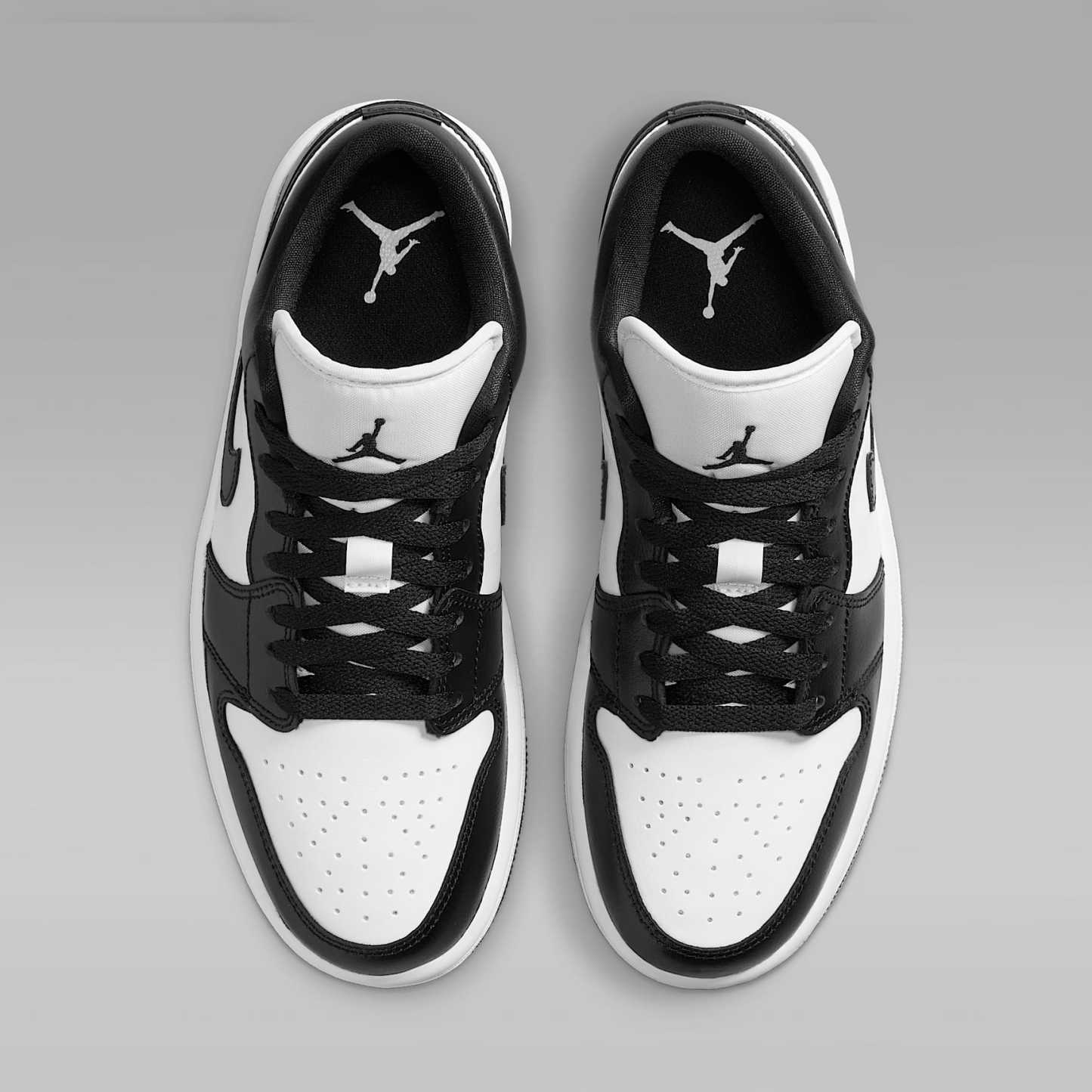 Air Jordan 1 Low Damenschuh – Weiß/Weiß/Schwarz