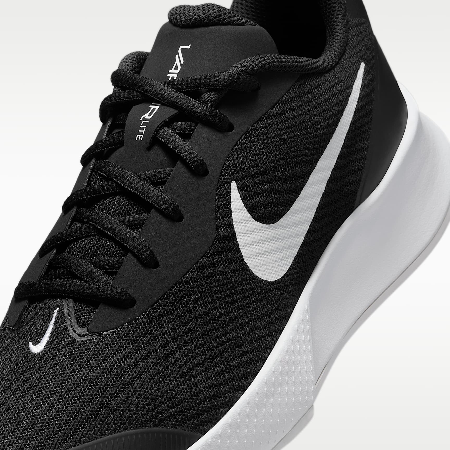 Nike Vapor Lite 3 Clay Court Tennisschuh (Damen) – Schwarz/Weiß